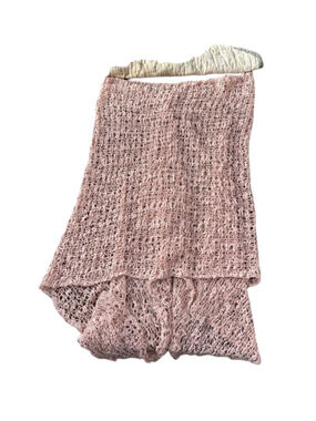 MWTWomen's Haystacks Pink Popcorn Knit Poncho OS